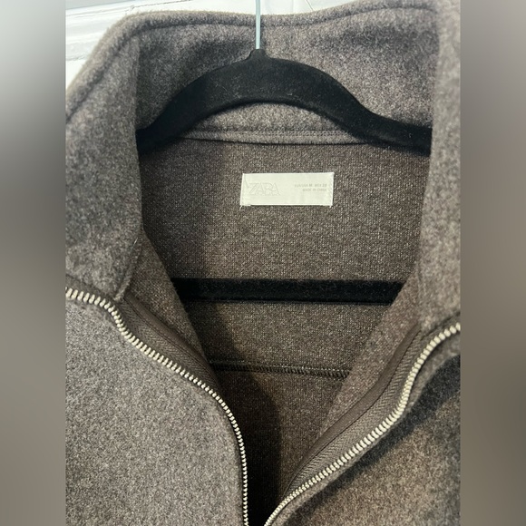 Zara Zip- up Bomber Jacket - Picture 3 of 5